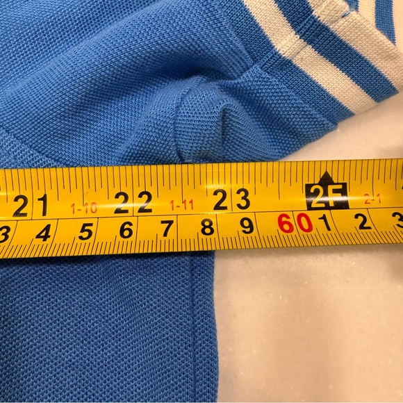 Robert Graham Mens Tailored Fit Polo Shirt Blue White Accents Size 2XL - Picture 5 of 13